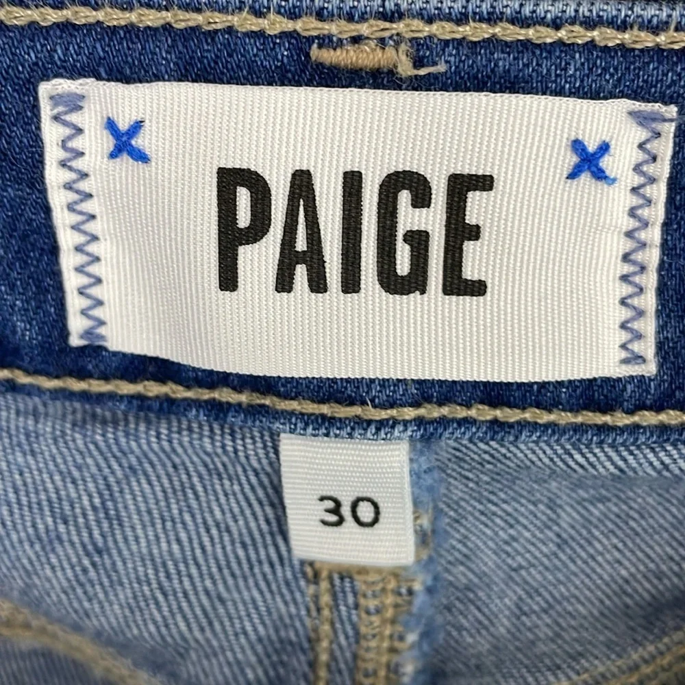 PAIGE jeans Kylie Crop raw hem ankle jeans 30